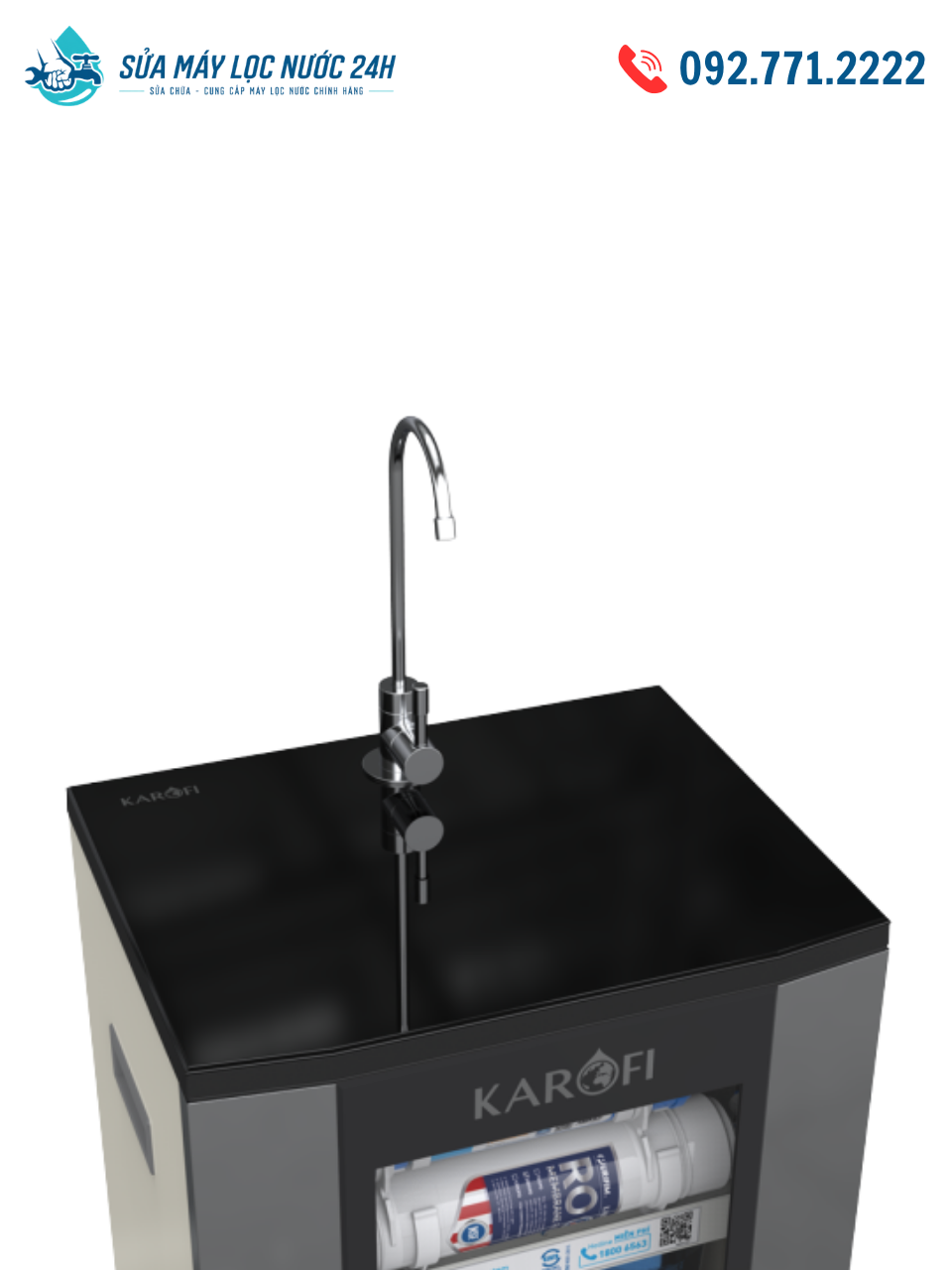 Máy lọc nước RO Karofi ERO80 Pro 1 vòi cảm ứng thông minh - Ảnh 5