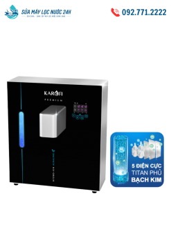 Máy lọc nước RO Karofi KAE-S18 chuyển đổi kiềm để gầm