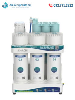 Máy lọc nước RO Karofi KAQ-U95 PRO 10 Lõi để gầm âm tủ