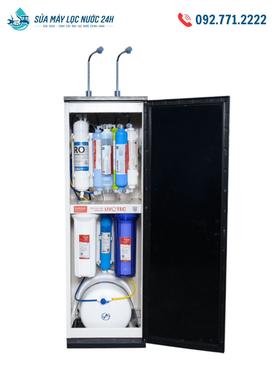 Máy lọc nước RO Karofi Livotec 612S 2 vòi Nóng - Lạnh - Nguội - Ảnh 2