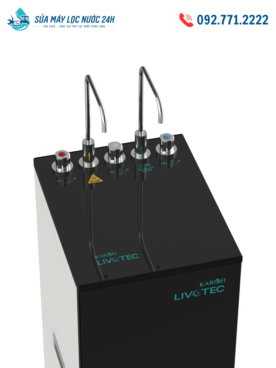 Máy lọc nước RO Karofi Livotec 612S 2 vòi Nóng - Lạnh - Nguội - Ảnh 5