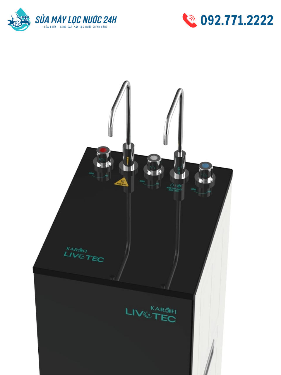 Máy lọc nước RO Karofi Livotec 612S 2 vòi Nóng - Lạnh - Nguội - Ảnh 4