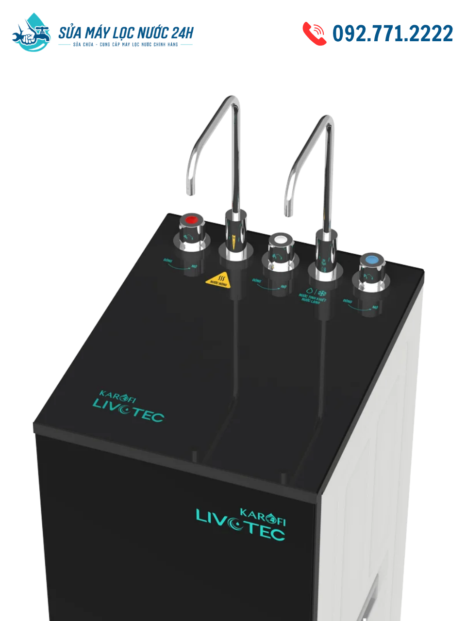 Máy lọc nước RO Karofi Livotec 628S 2 vòi Nóng - Lạnh - Nguội - Ảnh 5