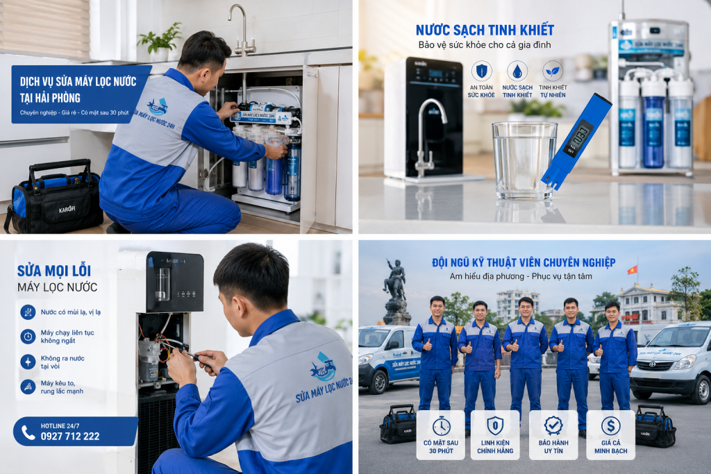 Sửa máy lọc nước tại Hải Phòng